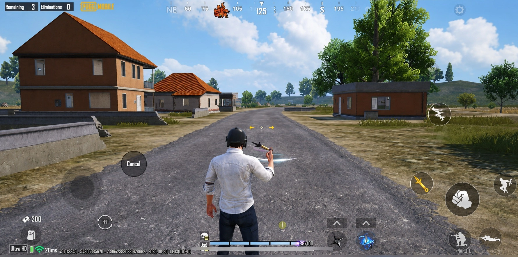 Жёлтая молния Конохи pubg mobile