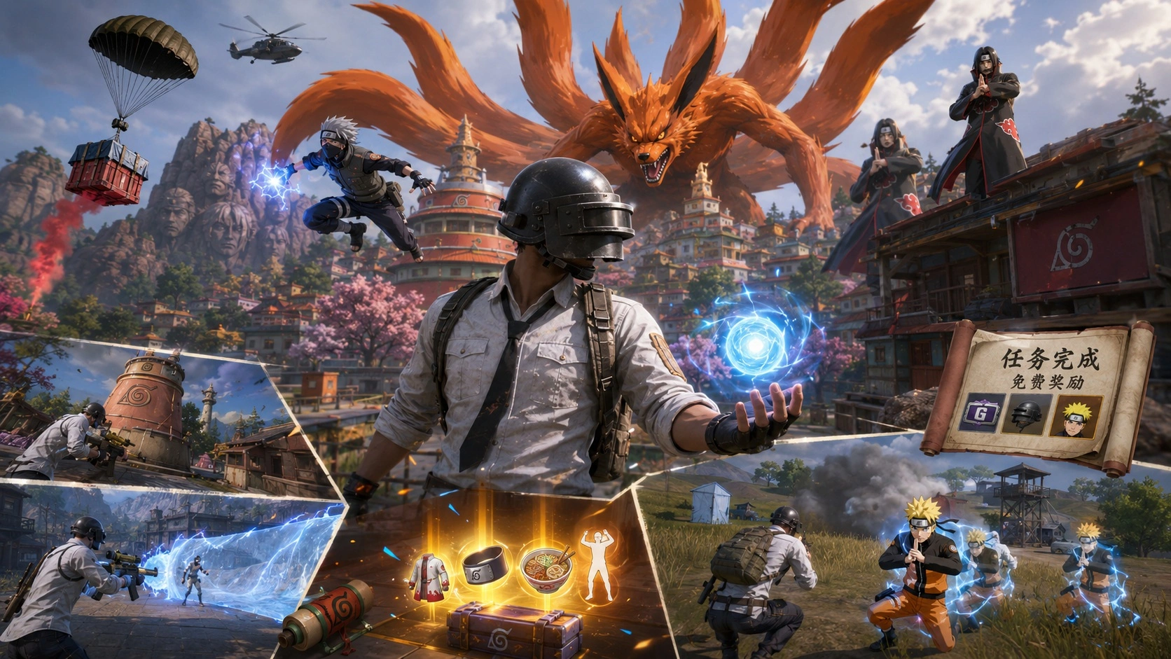 Обновление PUBG Mobile 4.5 с коллаборацией Naruto Shippuden и новыми событиями