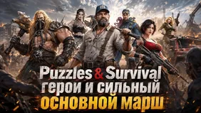 Puzzles & Survival: герои и сильный основной марш