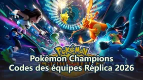 Pokémon Champions codes d'équipes répliquées 2026