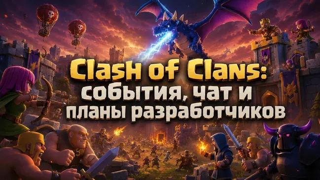 Clash of Clans: события, чат и планы разработчиков