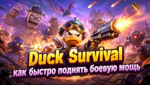 Duck Survival: как быстро поднять боевую мощь
