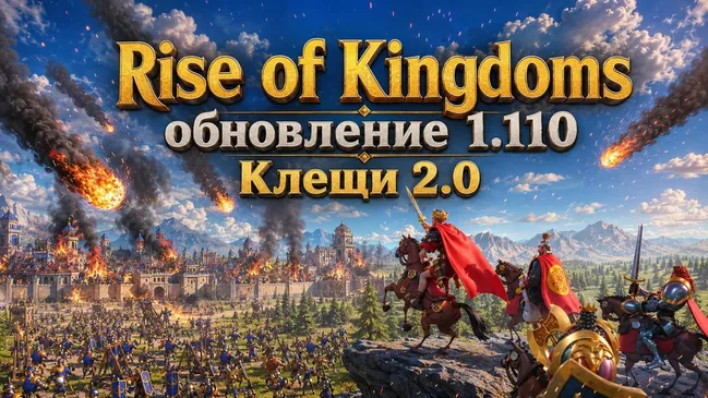 Rise of Kingdoms: Клещи 2.0 и обновление 1.110