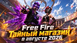 Тайный магазин Free Fire в августе 2026: скидки и награды