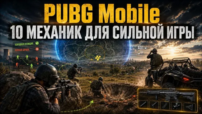 PUBG Mobile: 10 механик для сильной игры