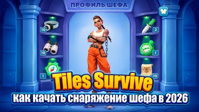 Tiles Survive: как качать снаряжение шефа в 2026