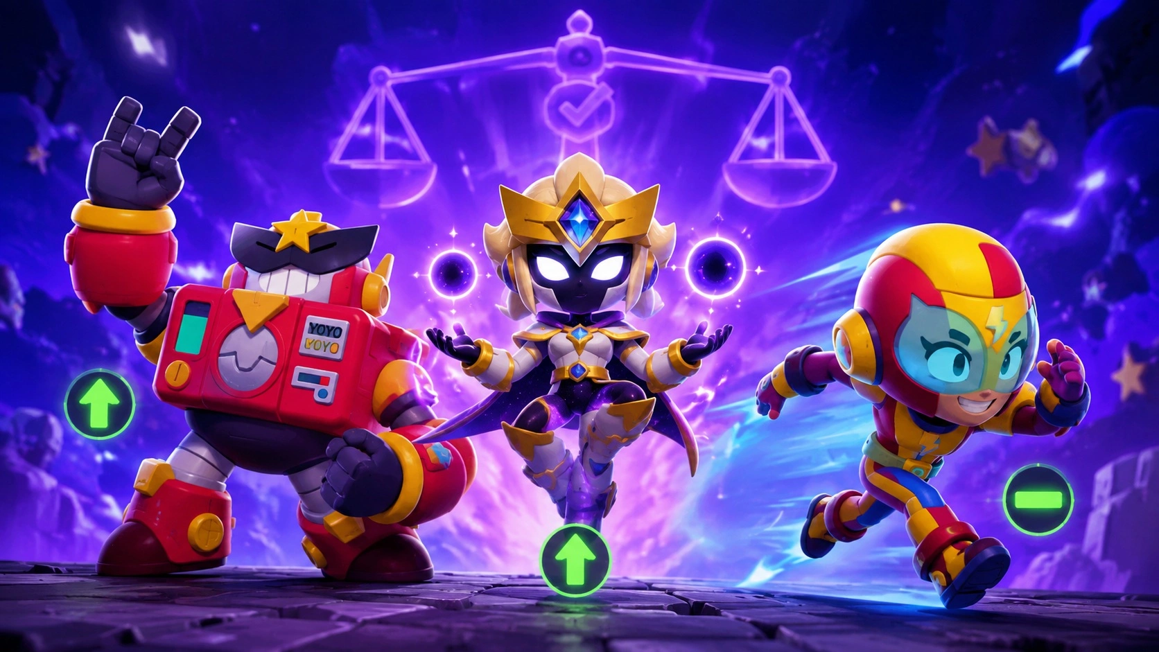 Вольт, Старр Нова и Макс остаются сильными после баланса Brawl Stars