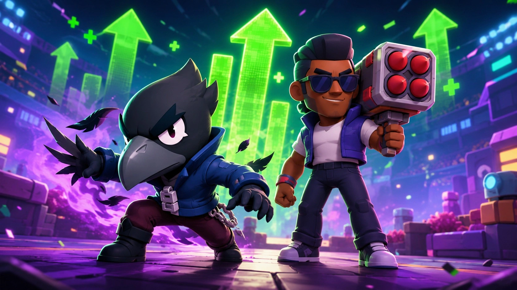 Ворон и Брок остаются сильными пиками в Brawl Stars после баланса