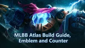 MLBB Atlas Build Guide, Emblem & Counter