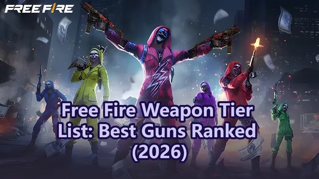 Free Fire Weapon Tier List: Best Guns Ranked (2026)