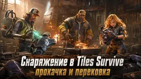 Снаряжение в Tiles Survive: прокачка и перековка