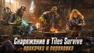 Снаряжение в Tiles Survive: прокачка и перековка